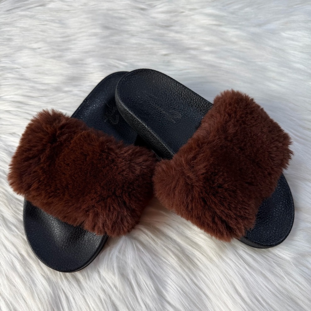 Seven7 Kiki Faux Mink Slippers